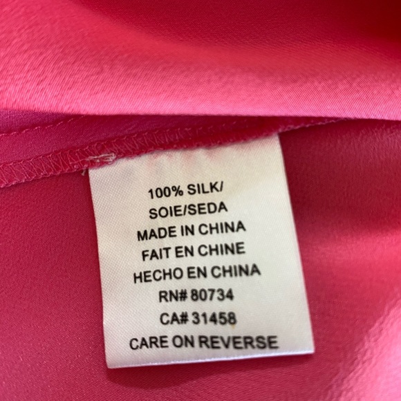 BCBG Gorgeous Pink Silk Chiffon Gown - Picture 10 of 10